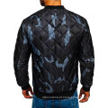 Camo Diamond Quilted Bomber Jacket por atacado personalizado